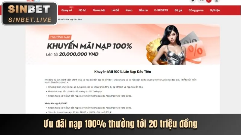 Tối đa hóa giá trị khuyến mãi VB9